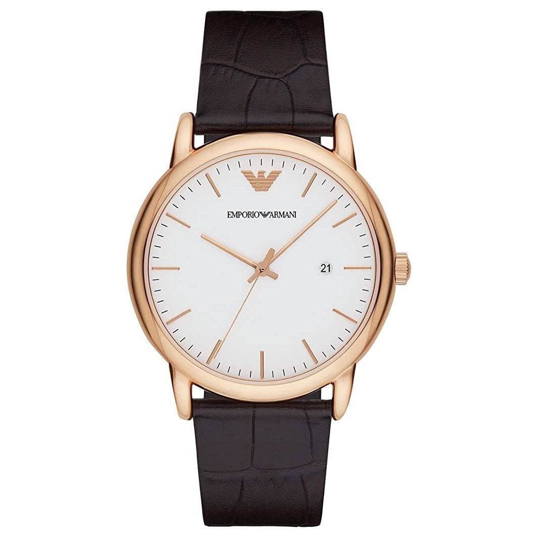 Emporio Armani Herrenuhr Ar2502 Men S Luigi Brown Watch – AR2502