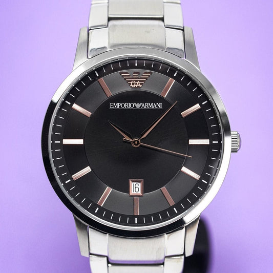 Emporio Armani Herrenuhr Ar2514 Men S Renato Grey Watch – AR2514