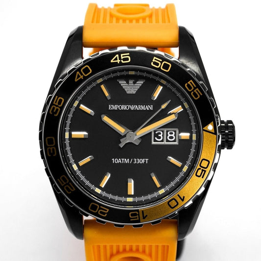 Emporio Armani Herrenuhr Ar6046 Men S Sportivo Orange Watch – AR6046