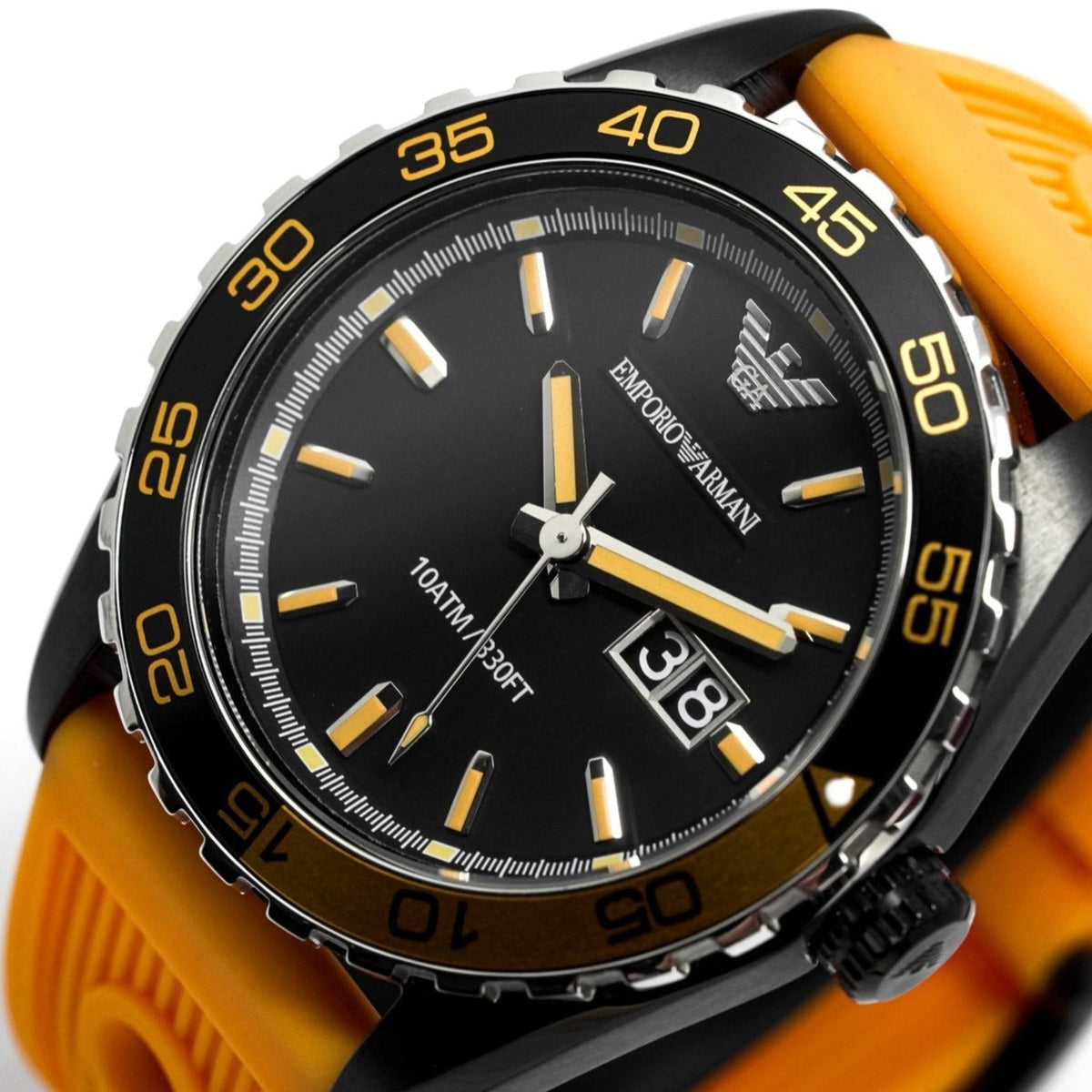 Emporio Armani Herrenuhr Ar6046 Men S Sportivo Orange Watch – AR6046