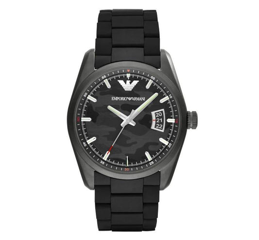 Emporio Armani Herrenuhr Ar6052 Men S Camouflage Black Watch – AR6052