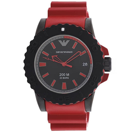 Emporio Armani Herrenuhr Ar6101 Men S Sportivo Red Watch – AR6101