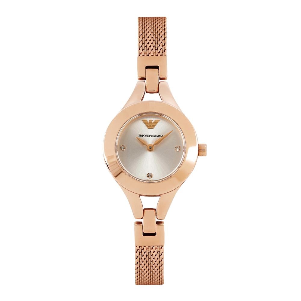 Emporio Armani Damenuhr Ar7362 Ladies Rose Gold Watch – AR7362