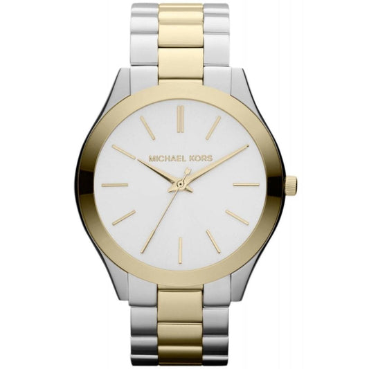 Michael Kors Damenuhr Mk3198 Ladies Slim Runway Two Tone Watch – MK3198