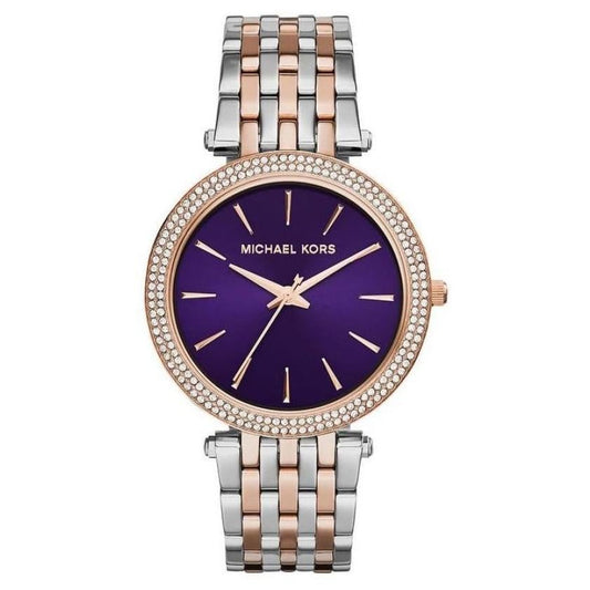Michael Kors Damenuhr Mk3353 Ladies Darci Purple Watch – MK3353