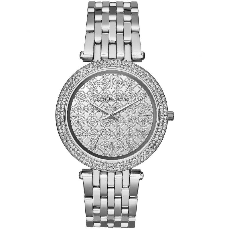 Michael Kors Damenuhr Mk3404 Ladies Darci Silver Motif Watch – MK3404