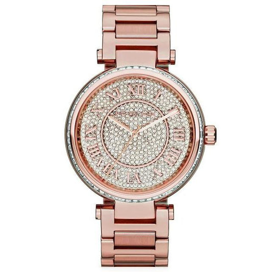 Michael Kors Damenuhr Mk5868 Ladies Skylar Crystal Rose Gold Watch – MK5868