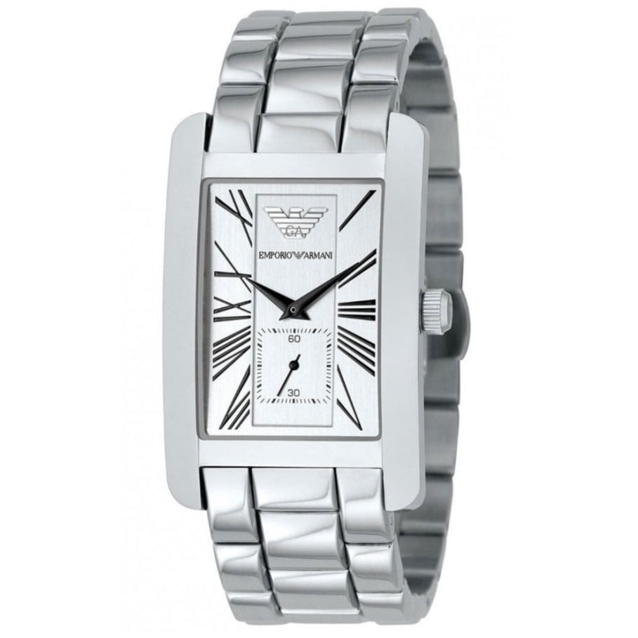 Emporio Armani Herrenuhr Ar0145 Men S Automatic Classic White Watch – AR0145