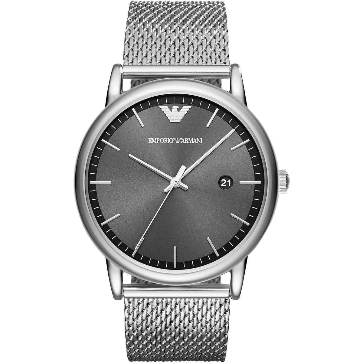 Emporio Armani Herrenuhr Ar11069 Men S Automatic Luigi Silver Watch – AR11069