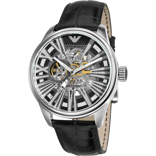 Emporio Armani Herrenuhr Ar4629 Men S Automatic Meccanico Skeleton Watch – AR4629