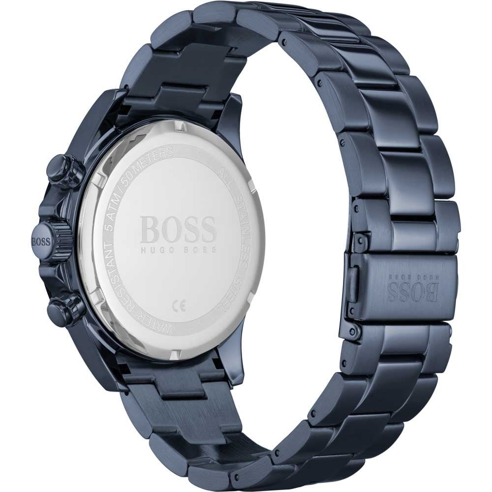 Hugo Boss Herrenuhr Mens Hb1513758 Hero Blue Steel Chronograph Watch – HB1513758