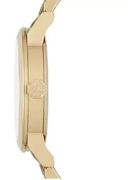 Burberry The City Yellow Damenuhr goldenes Zifferblatt BU9134