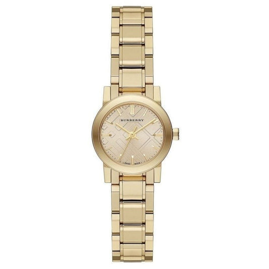 Burberry Damenuhr The City Gold Quarz – BU9227