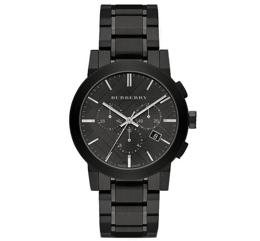 Burberry Herrenuhr The City Black Chronograph – BU9354