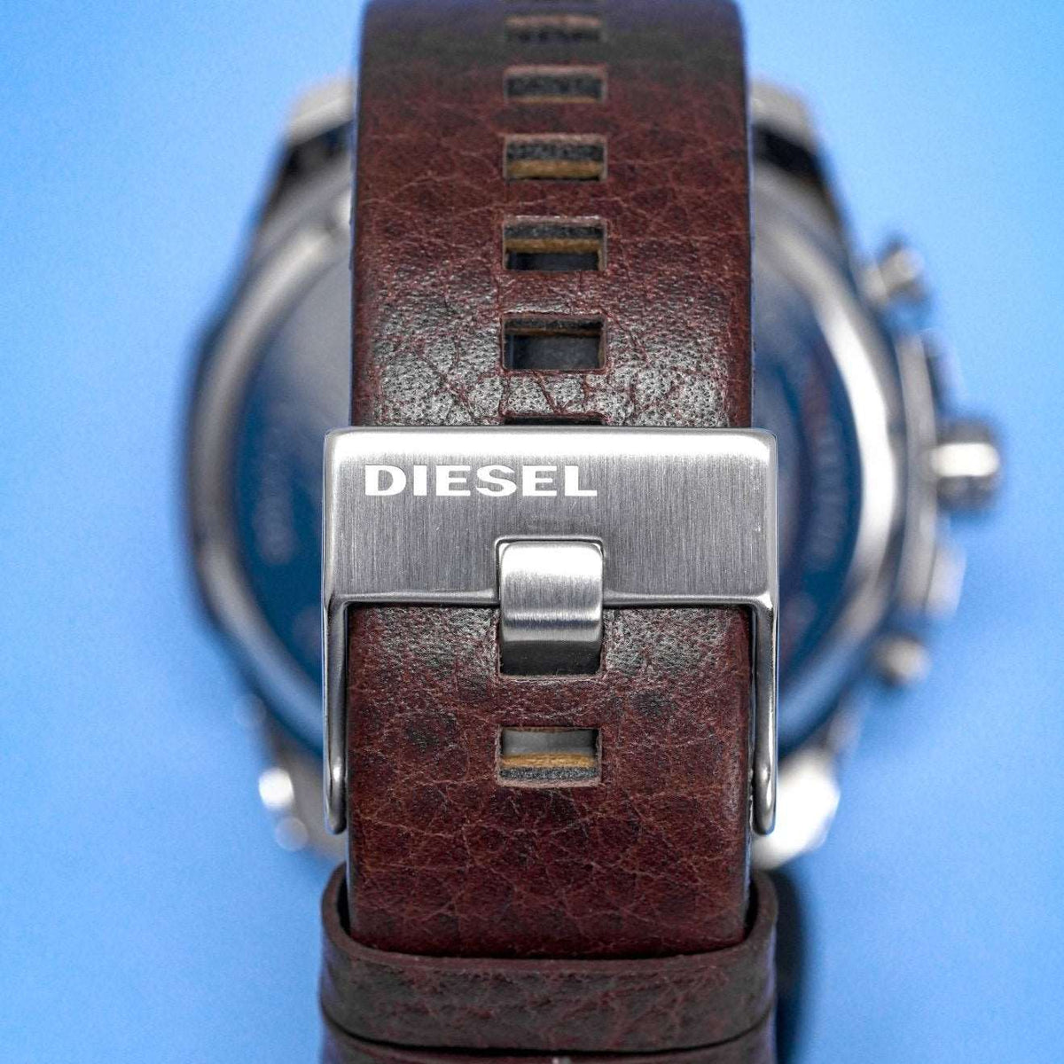 Diesel Herrenuhr Dz4281 Men S Chronograph Mega Chief Blue Brown Watch – DZ4281