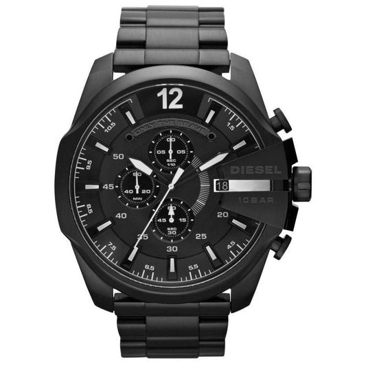 Diesel Herrenuhr Dz4283 Men S Chronograph Mega Chief Black Pvd Watch – DZ4283