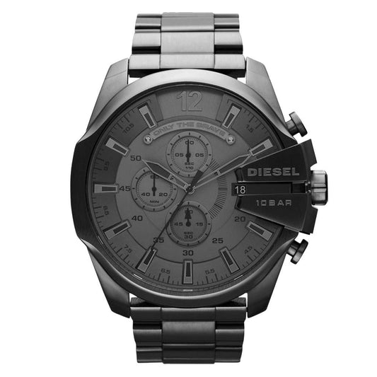 Diesel Herrenuhr Dz4355 Men S Mega Chief Black Chronograph Watch – DZ4355
