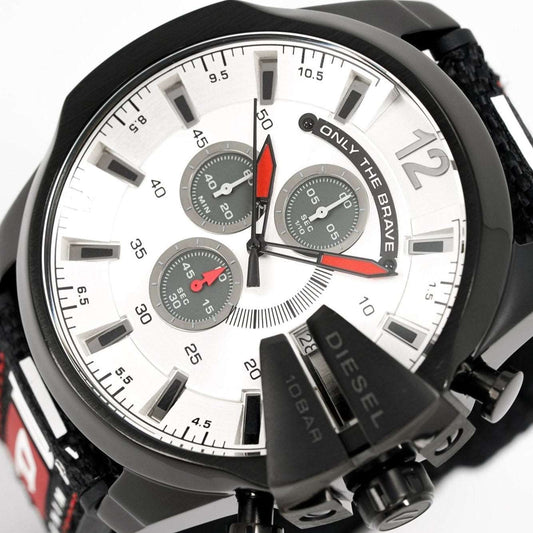 Diesel Herrenuhr Dz4512 Men S Chronograph Mega Chief Black Grey Watch – DZ4512