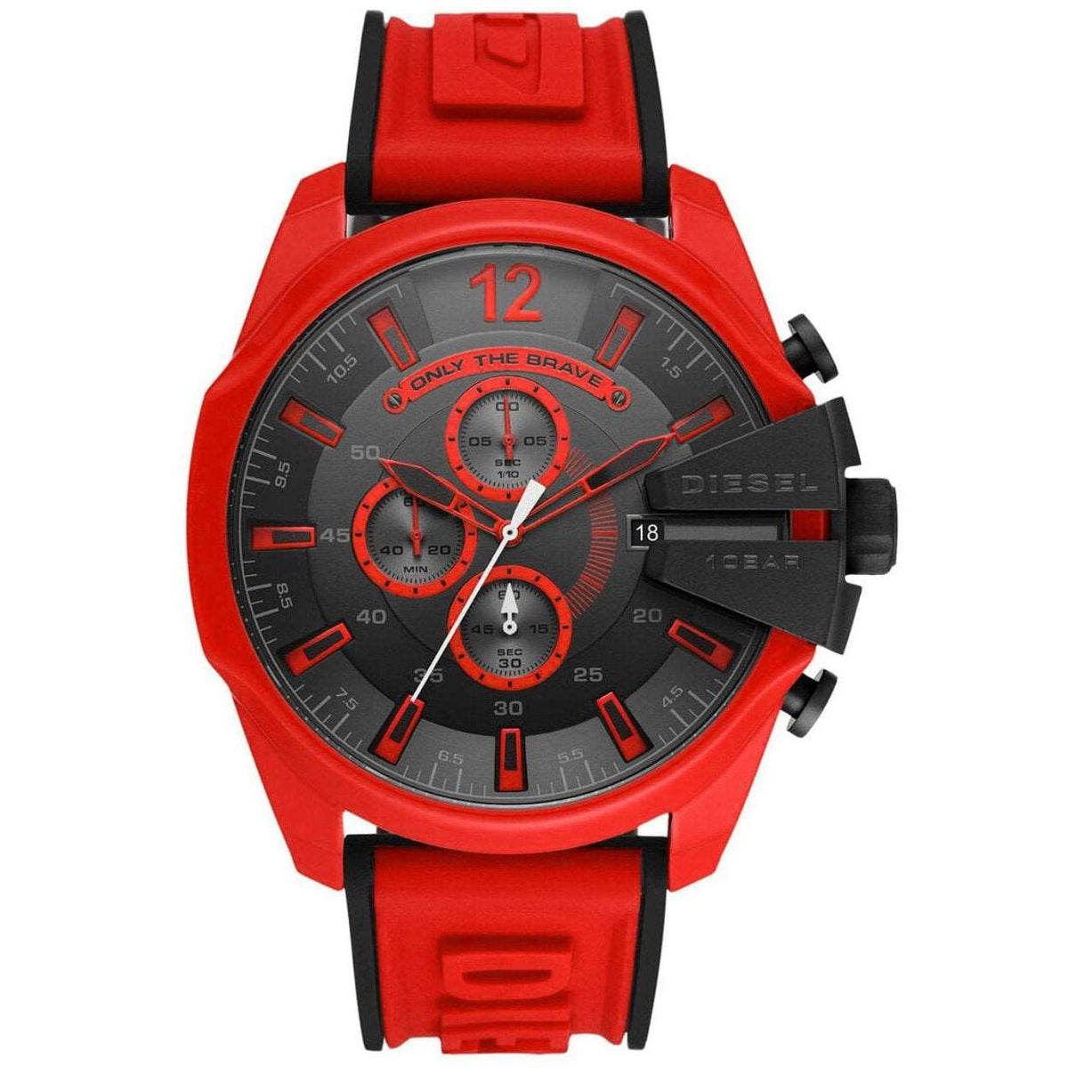 Diesel Herrenuhr Dz4526 Men S Chronograph Mega Chief Red Watch – DZ4526