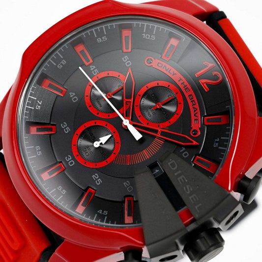 Diesel Herrenuhr Dz4526 Men S Chronograph Mega Chief Red Watch – DZ4526