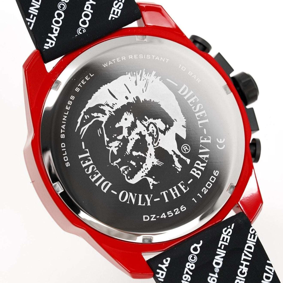 Diesel Herrenuhr Dz4526 Men S Chronograph Mega Chief Red Watch – DZ4526