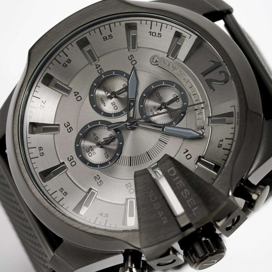 Diesel Herrenuhr Dz4527 Men S Chronograph Mega Chief Gunmetal Mesh Watch – DZ4527