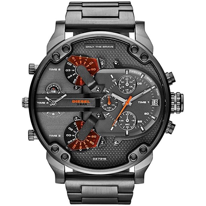 Diesel Herrenuhr Dz7315 Men S Gunmetal Mr Daddy 2 0 Chronograph Watch – DZ7315