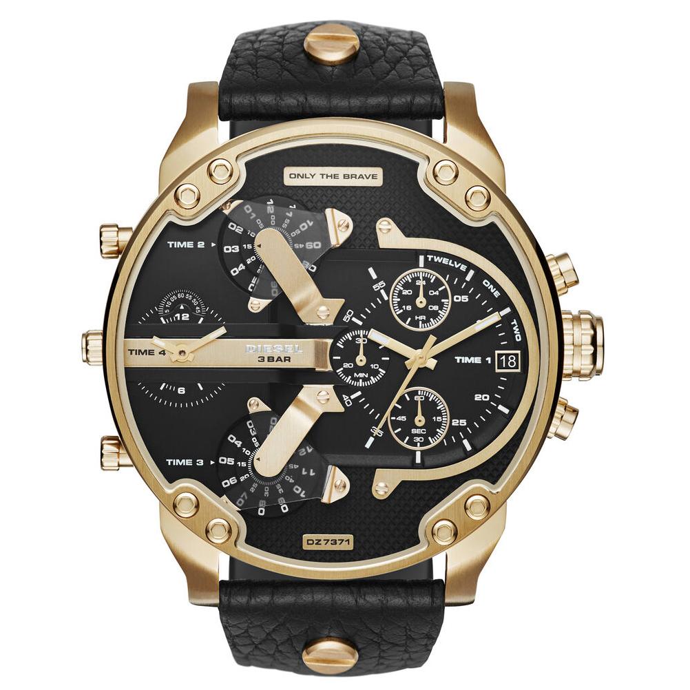 Diesel Herrenuhr Dz7371 Men S Mr Daddy 2 0 Black Watch – DZ7371