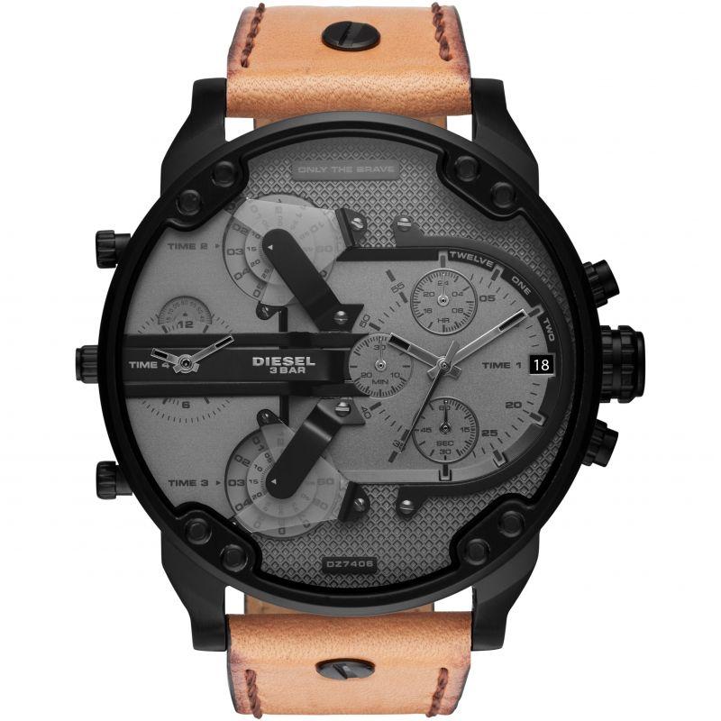 Diesel Herrenuhr Dz7406 Men S Chronograph Mr Daddy 2 0 Brown Watch – DZ7406