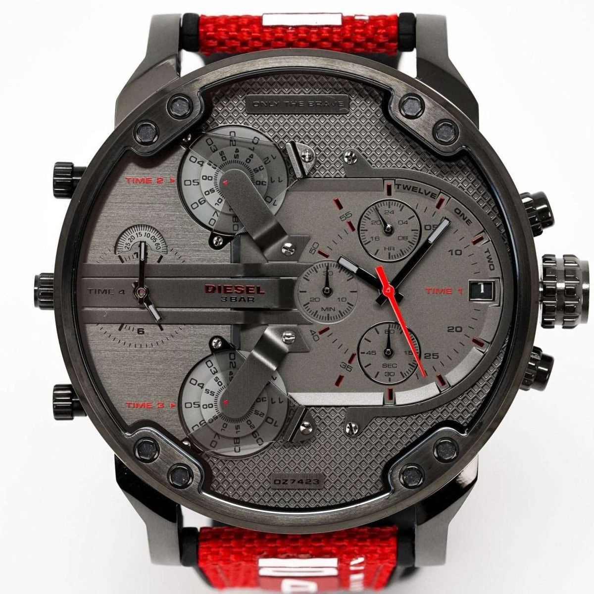 Diesel Herrenuhr Dz7423 Men S Chronograph Mr Daddy 2 0 Red Watch – DZ7423