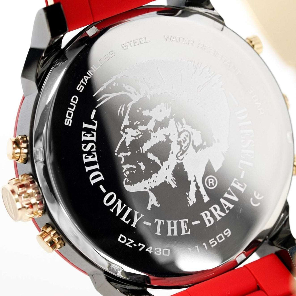 Diesel Herrenuhr Dz7430 Men S Chronograph Mr Daddy 2 0 Red Watch – DZ7430