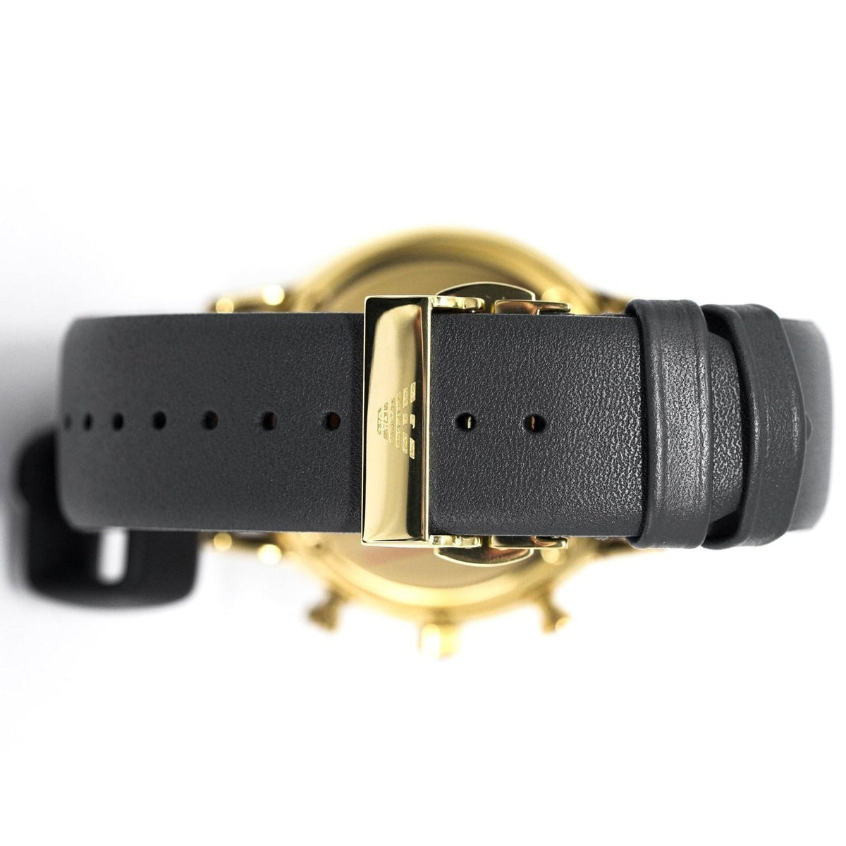 Emporio Armani Herrenuhr Ar0386 Men S Gianni Chronograph Gold Pvd Watch – AR0386