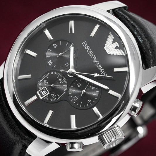 Emporio Armani Herrenuhr Ar0431 Men S Classic Chronograph Watch