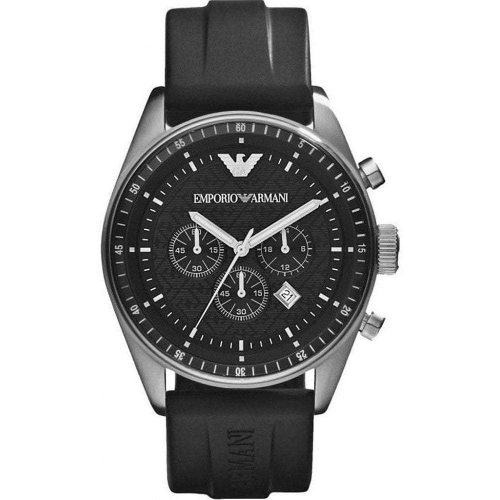 Emporio Armani Herrenuhr Ar0527 Men S Sportivo Chronograph Watch