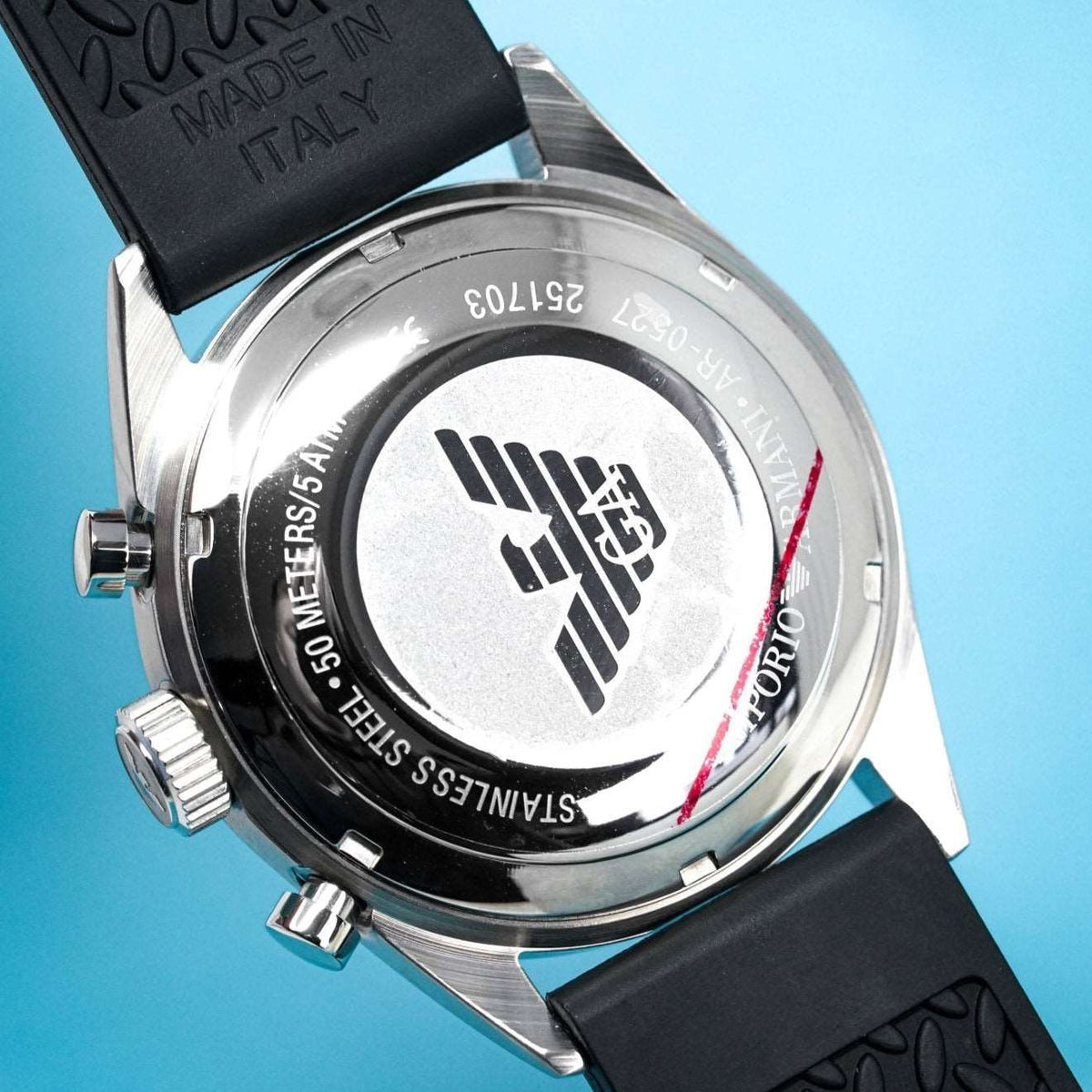 Emporio Armani Herrenuhr Ar0527 Men S Sportivo Chronograph Watch