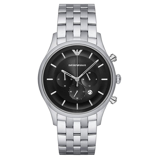 Emporio Armani Herrenuhr Ar11017 Men S Black Chronograph Watch – AR11017