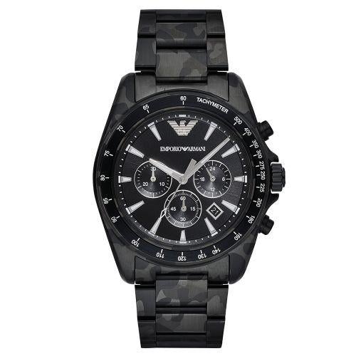 Emporio Armani Herrenuhr Ar11027 Men S Sport Camo Black Chronograph – AR11027