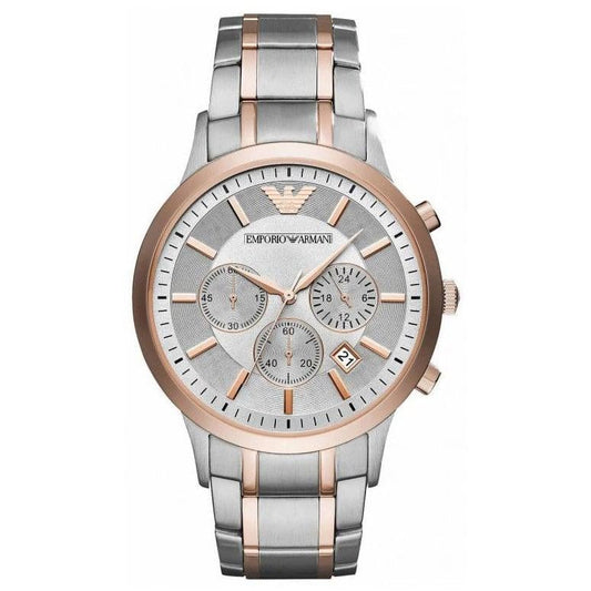 Emporio Armani Herrenuhr Ar11077 Men S Rose Gold Chronograph Watch – AR11077
