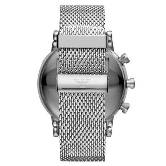 Emporio Armani Herrenuhr Ar11104 Men S Aviator Silver Watch – AR11104