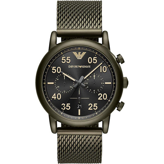 Emporio Armani Herrenuhr Ar11115 Men S Sport Khaki Green Watch – AR11115