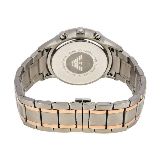 Emporio Armani Herrenuhr Ar11165 Men S Renato Two Tone Chronograph Watch – AR11165