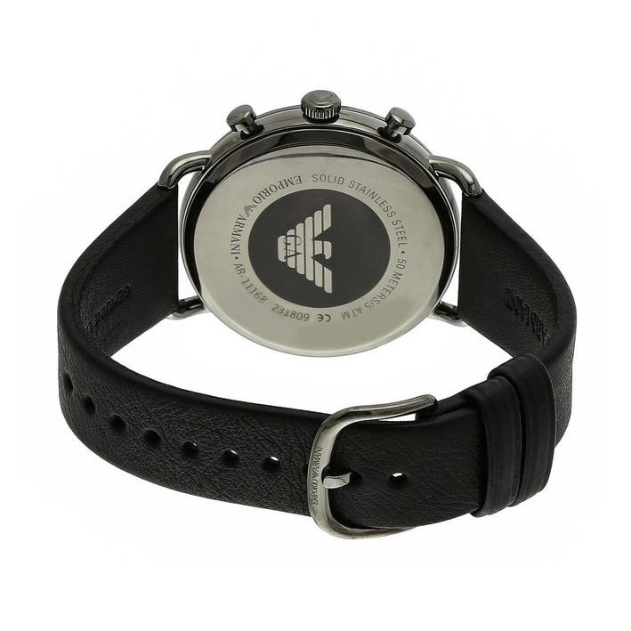 Emporio Armani Herrenuhr Ar11168 Men S Aviator Black Watch – AR11168