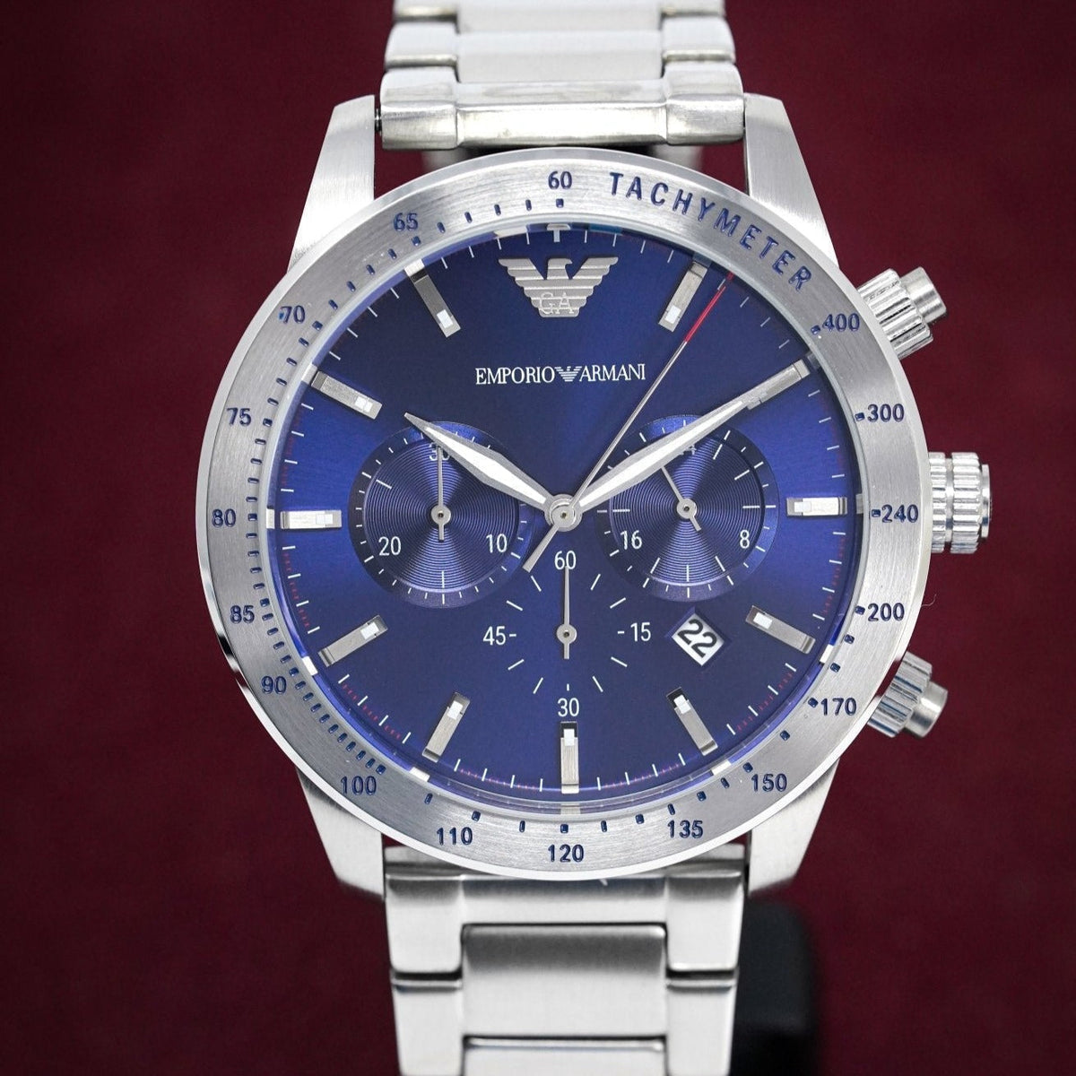 Emporio Armani Herrenuhr Ar11306 Men S Mario Chronograph Watch – AR11306