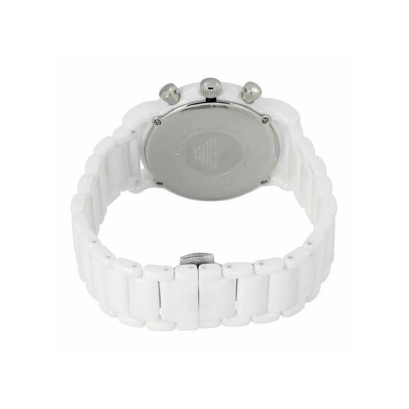 Emporio Armani Herrenuhr Ar1499 Men S White Chronograph Watch – AR1499