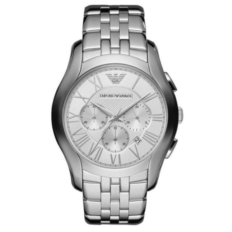 Emporio Armani Herrenuhr Ar1702 Men S Valente Chronograph Steel Watch – AR1702