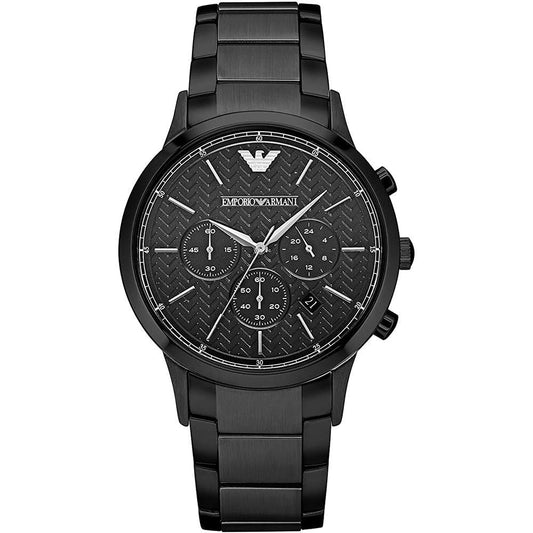 Emporio Armani Herrenuhr Ar2485 Men S Black Chronograph Watch – AR2485