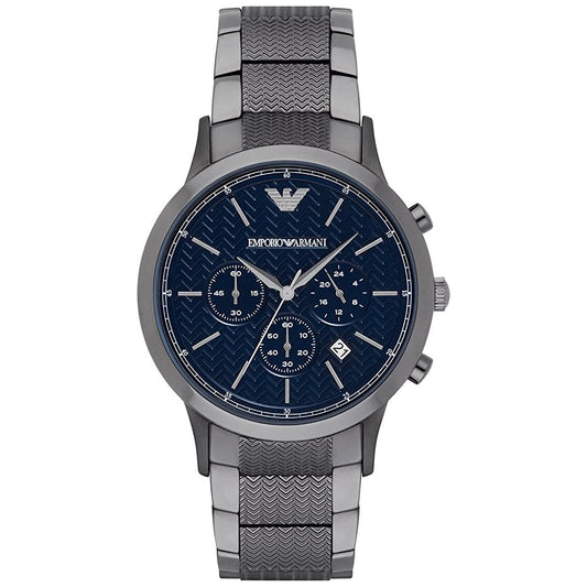 Emporio Armani Herrenuhr Ar2505 Men S Gunmetal Chronograph Watch – AR2505