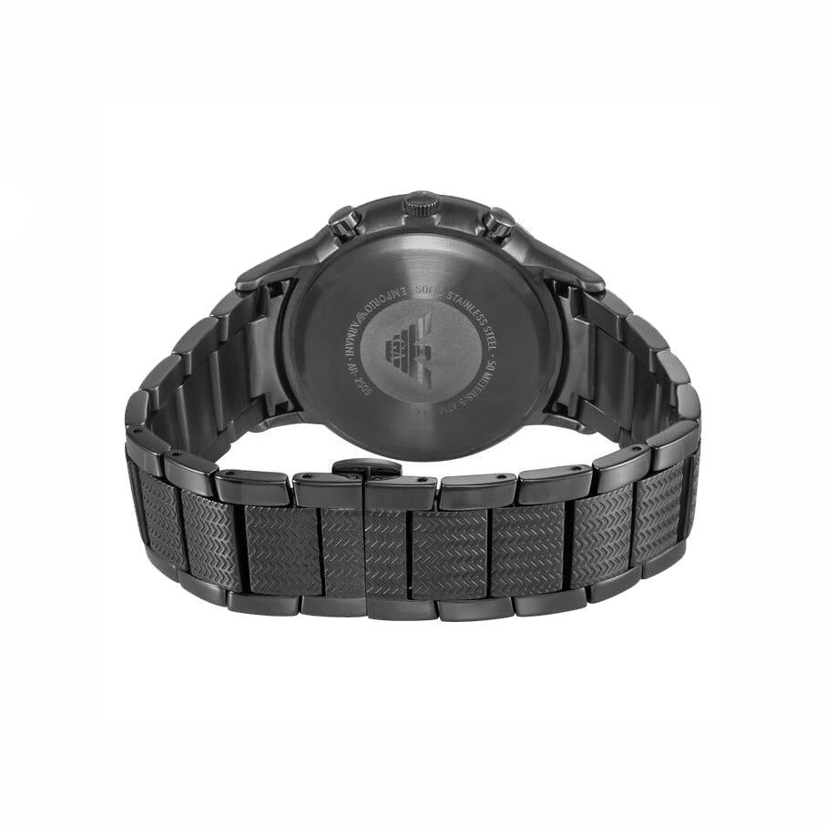 Emporio Armani Herrenuhr Ar2505 Men S Gunmetal Chronograph Watch – AR2505