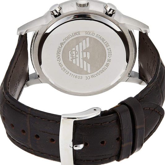 Emporio Armani Herrenuhr Ar2513 Men S Renato Chronograph Grey Watch