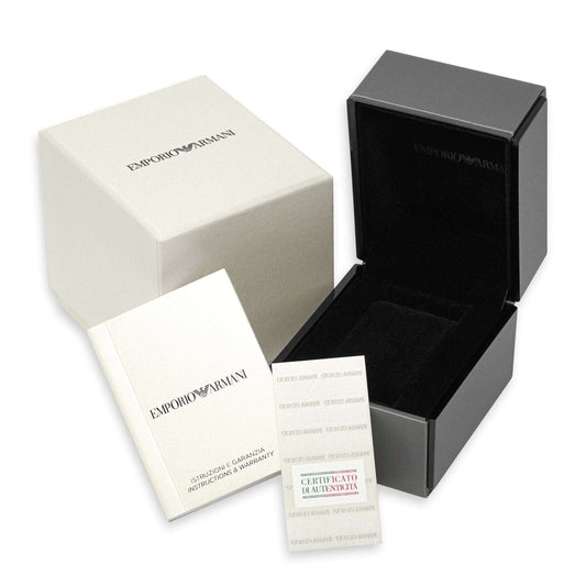 Emporio Armani Herrenuhr Ar5859 Men S Chronograph Tazio White Watch – AR5859